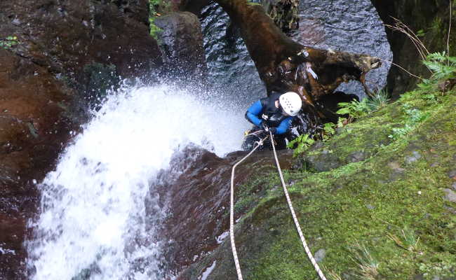 Action in Folhado gorge