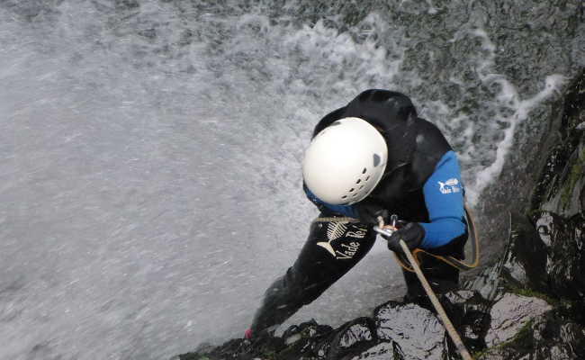 Seixal inferior, canyoning in the jungle